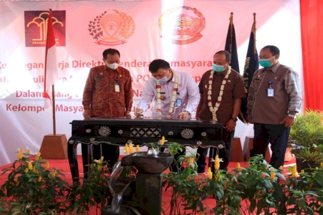 Dirjenpas Resmikan Rumah Penyulingan Minyak Sereh Bapas Purwokerto