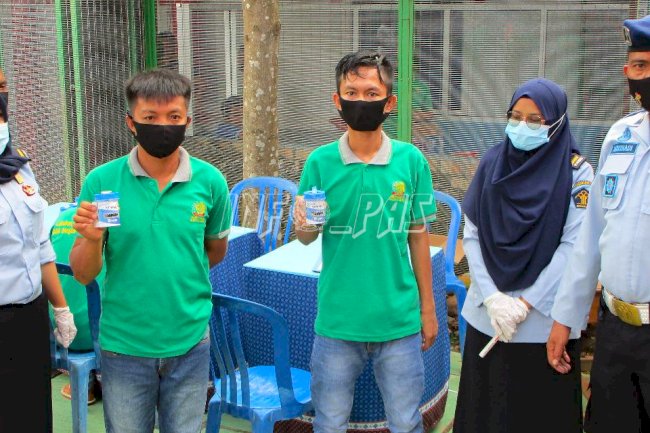 83 WBP Lapas Muara Enim Negatif Narkoba