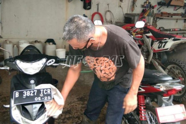 Hindari Stres Selama Pandemi, WBP LPN Jakarta Dilatih Cuci Motor