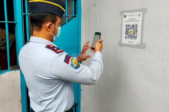 Perketat Pengawasan Penjagaan, Rutan Banda Aceh Terapkan Aplikasi Bandroll