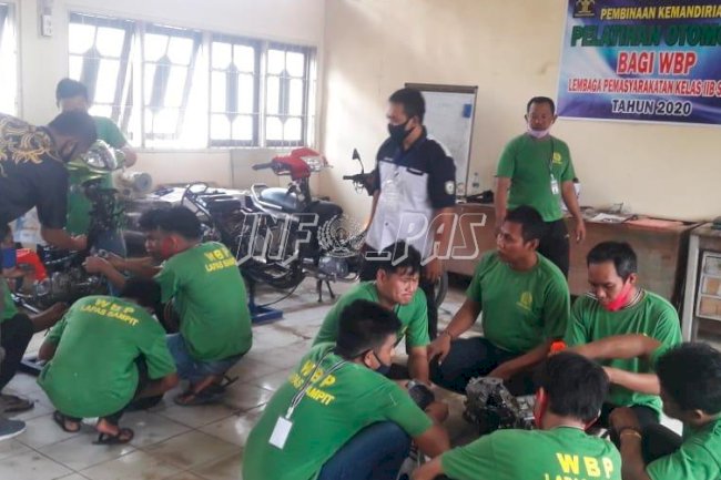 Lapas Sampit Aktif Berikan Pelatihan Otomotif pada WBP