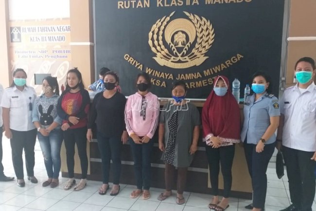 Rutan Manado Mutasi 6 WBP Perempuan ke LPP Manado