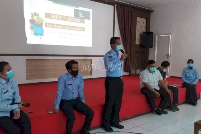 Ratusan WBP Lapas Rangkasbitung Nobar Film Dokumenter HIV/AIDS
