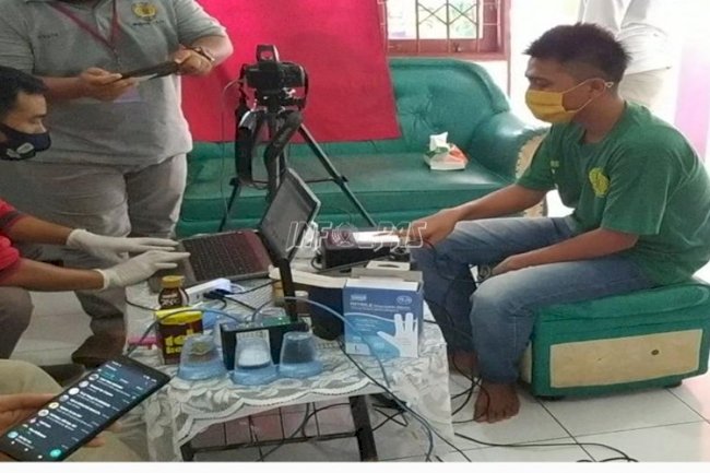 WBP Rutan Barabai Rekam e-KTP Jelang Pilkada Serentak