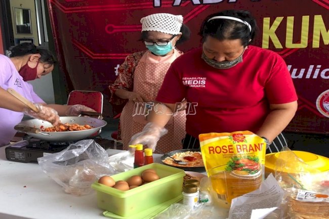 LPP Jakarta Gelar Rekreasi Memasak untuk Peserta Rehabilitasi