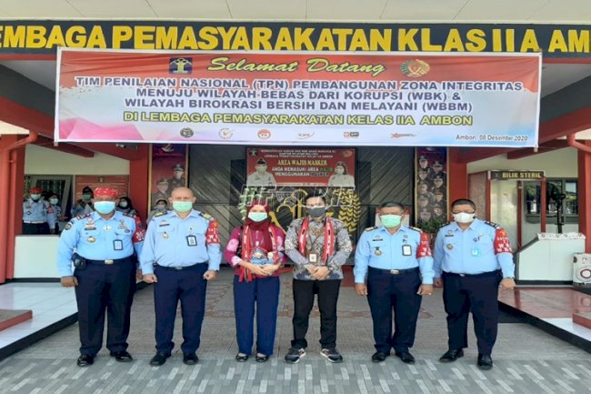 Kepada TPN, Lapas Ambon Tegaskan Pembenahan Pelayanan Publik