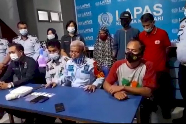 Petugas Lapas Kendari Gagalkan Penyelundupan Sabu dalam Ketupat