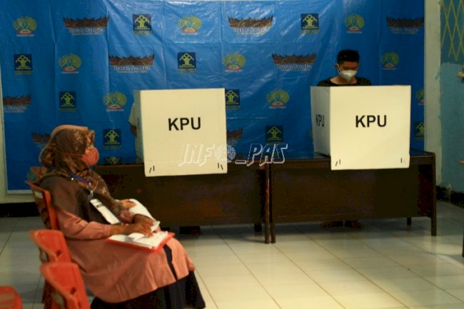 73 WBP Rutan Batusangkar Sukseskan Pilkada Serentak