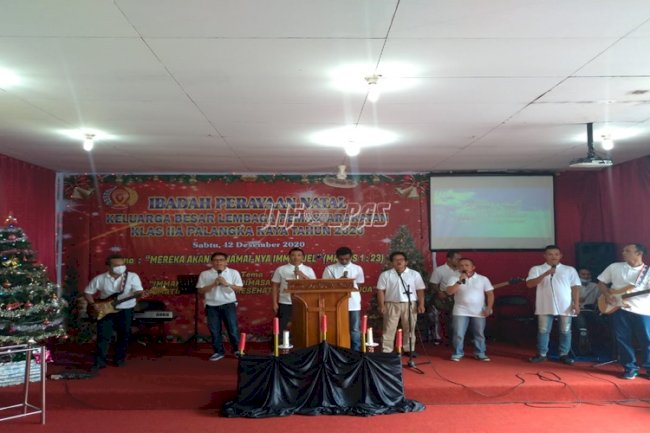Lapas Palangka Raya Rayakan Natal Bersama WBP