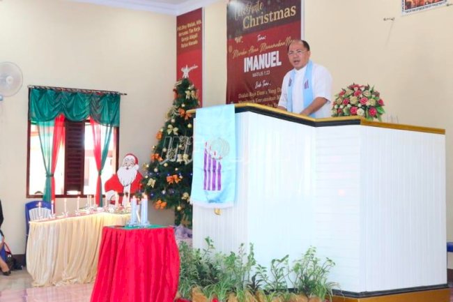 Rutan Manado Gelar Ibadah Sambut Hari Natal