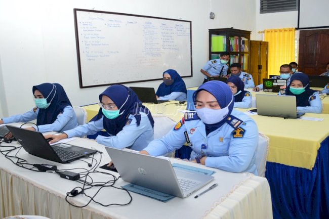 Lapas Watampone Tuan Rumah Seleksi Penyesuaian Ijazah & Ujian Dinas