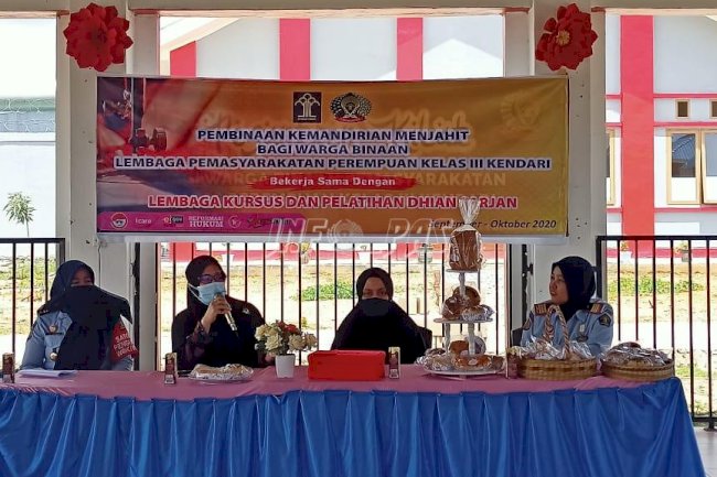 Kalapas dan Stakeholder Apresiasi Capaian Pelatihan WBP LPP Kendari