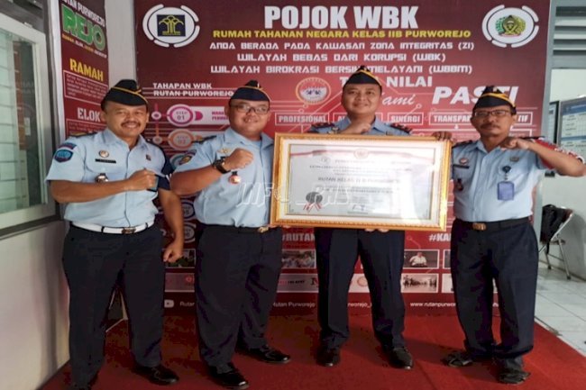 Raih Predikat WBK, Rutan Purworejo Berbangga