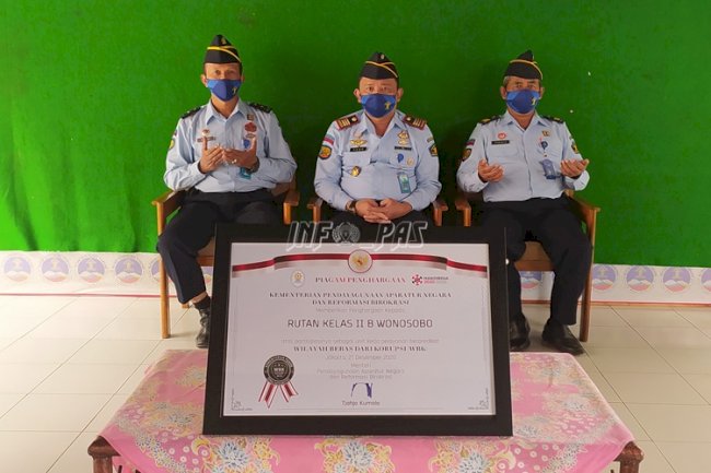 Rutan Wonosobo Sabet Penghargaan WBK