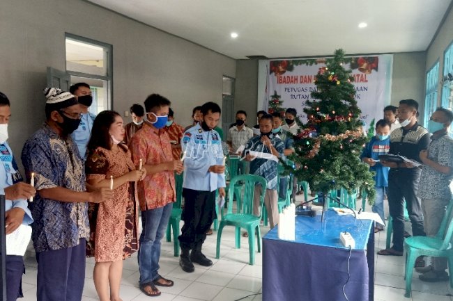 WBP Rutan Buntok Rayakan Natal Tahun 2020