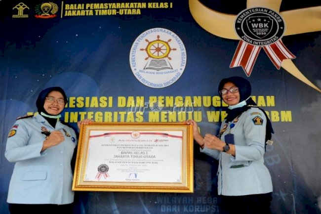 Bapas Jakarta Timur-Utara Raih Predikat WBK