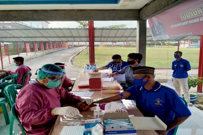 210 Petugas dan Narapidana Lapas Way Kanan Jalani Rapid Test