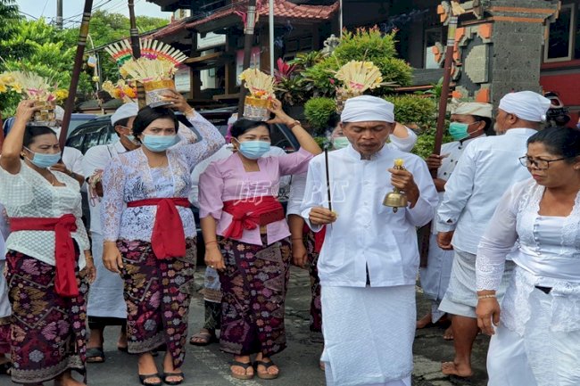 Lapas Tabanan Selenggarakan Upacara Piodalan