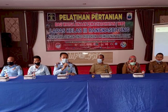 Jadi Sentra Pertanian, WBP Lapas Rangkasbitung Dibekali Pelatihan