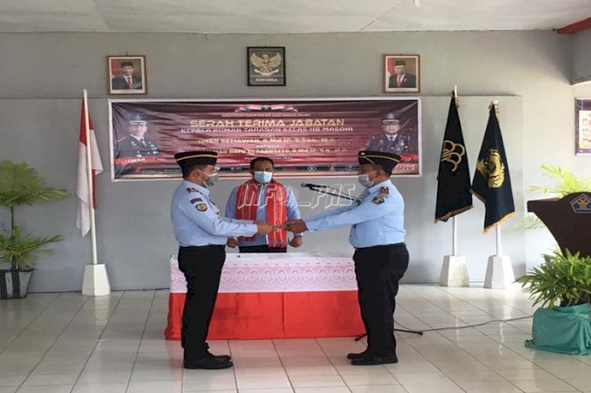 Hadiri Sertijab Karutan Masohi, Ini Pesan Kadivpas Maluku