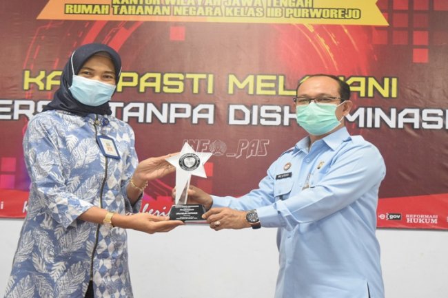 Kadivpas Jateng Apresiasi LPKA Kutoarjo Raih Predikat WBK