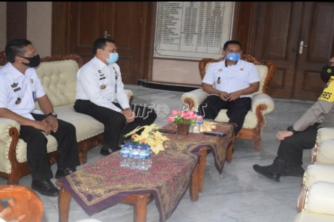 Jalin Silaturahmi, Kalapas Bondowoso Kunjungi Polres dan Kodim