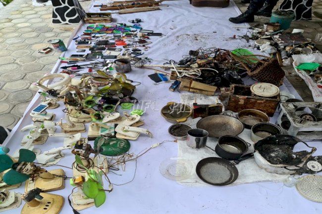 Jajaran Lapas Palangka Raya Geledah Blok Hunian dan Sel WBP