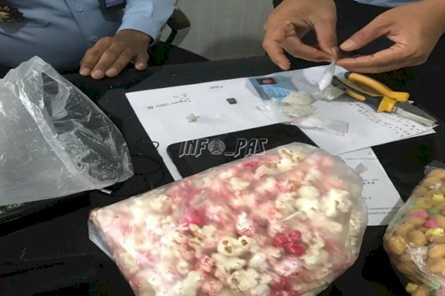 Petugas Lapas Semarang Gagalkan Penyelundupan Sabu dalam Popcorn
