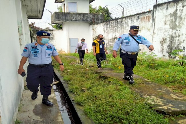 Berkontur Miring, Kalapas Pantau Branggang Lapas Muara Teweh