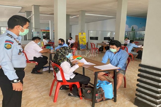 Ratusan WBP LPN Karang Intan Ikuti Asesmen Pendahuluan