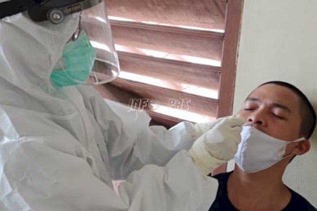 5 CPNS LPKA Jakarta Jalani Swab Antigen