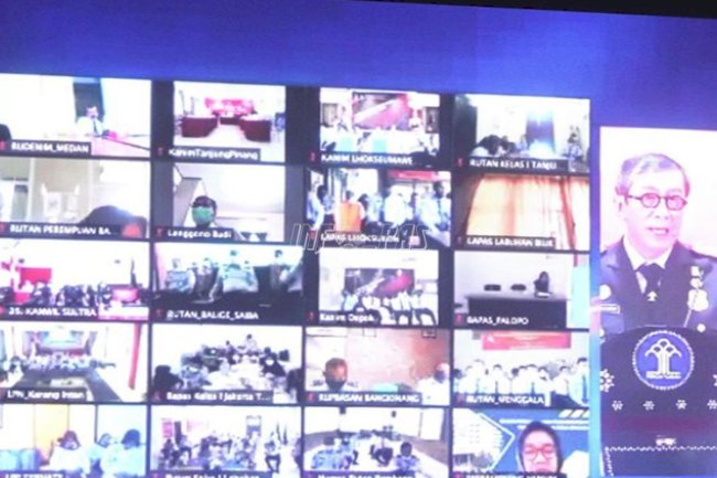 UPT PAS Ikuti Deklarasi Janji Kinerja 2021 & Pencanangan ZI WBK/WBBM