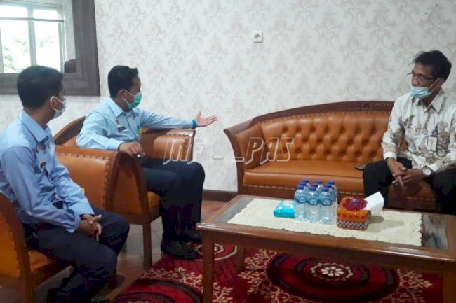 Sinergi Program Kerja, Bank Mandiri Kunjungi Lapas Rangkasbitung