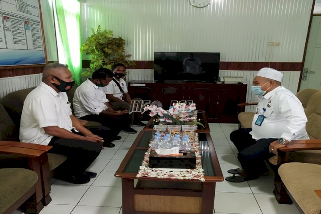 Plt. Karutan Ambon – Dir. Tahti Polda Maluku Bahas Pemindahan Tahanan