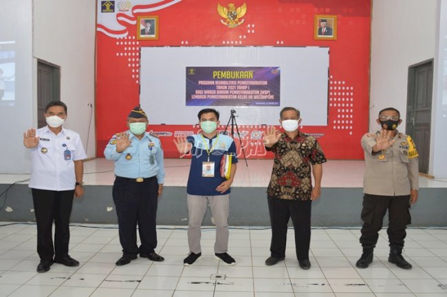 Program Rehabilitasi Narkoba Tahap I di Lapas Watampone Resmi Dibuka