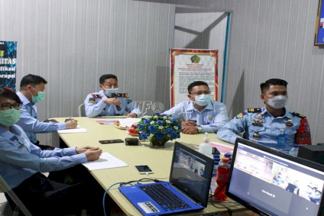 Karutan Manado Paparkan Capaian Kinerja 2020 pada Rakorwil 2021