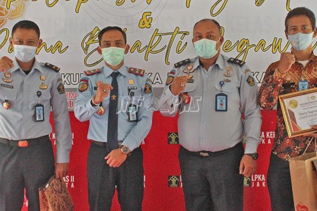 Petugas LPKA Jakarta Promosi dan Purnabakti, Ini Pesan Kepala LPKA Jakarta