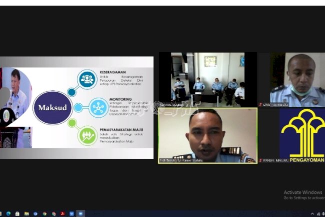 Implementasikan Corpu, Divpas Maluku SIAPLADENI-kan Divpas Sulbar