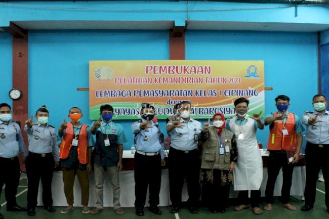 80 WBP Lapas Cipinang Dibekali Pelatihan Keterampilan