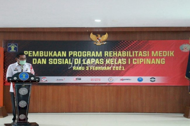Program Rehabilitasi Medik & Sosial di Lapas Cipinang Resmi Dibuka