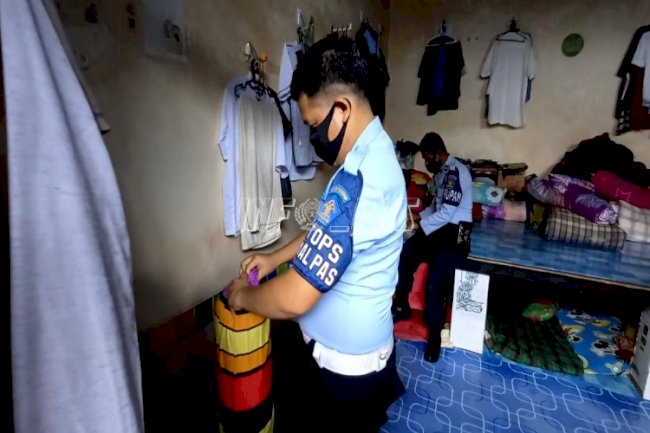 Rutan Bantaeng Lakukan Deteksi Dini Gangguan Kamtib