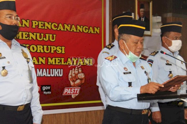 Deklarasi Janji Kinerja, Kakanwil dan Kadivpas Maluku Tekankan Pesan Ini