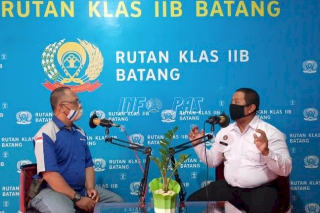 Sambut Hari Pers Nasional, Rutan Batang Bincang Bersama Ketua PWI Batang