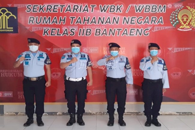 6 Anggota Satops Patnal Rutan Bantaeng Dikukuhkan Secara Virtual