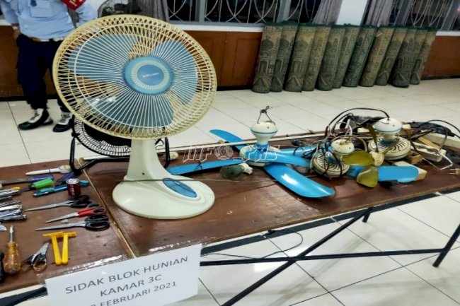 Deteksi Dini Gangguan Kamtib, Lapas Bogor Geledah Blok WBP