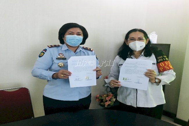 LPKA Ambon Jalin PKS Kesehatan Anak dengan Dinkes Kota Ambon