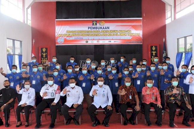 Buka Rehabilitasi Narkoba di Lapas Ambon, Kadivpas Inginkan Output & Outcome Jelas