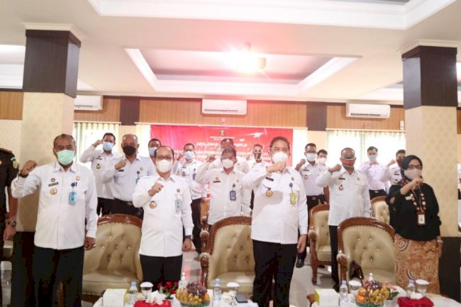 UPT Pemasyarakatan Deklarasikan Janji Kinerja dan Pembangunan ZI