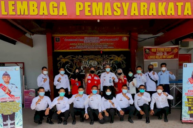 Lapas Sampit Kedatangan Tim Monev Kanwil Kemenkumham Kalteng