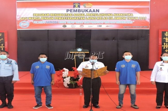 Lapas Ambon Gelorakan Deklarasi Anti Narkotika